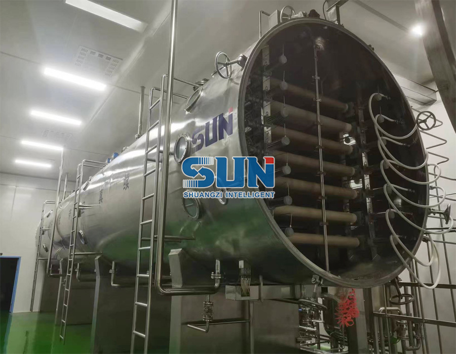 Secador continuo automático de baja temperatura al vacío